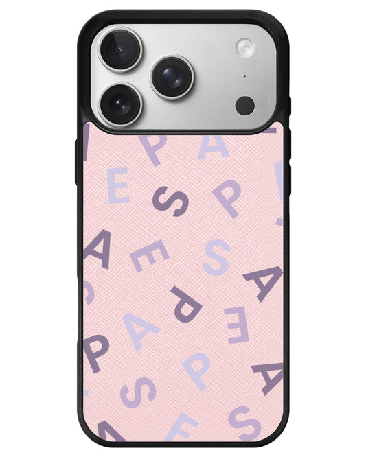 iPhone Leather Grip - Aespa Monogram