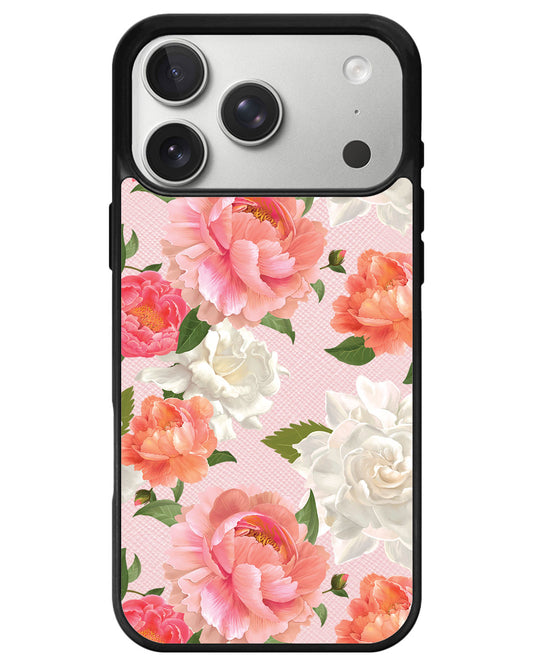 iPhone Leather Grip - August Peony