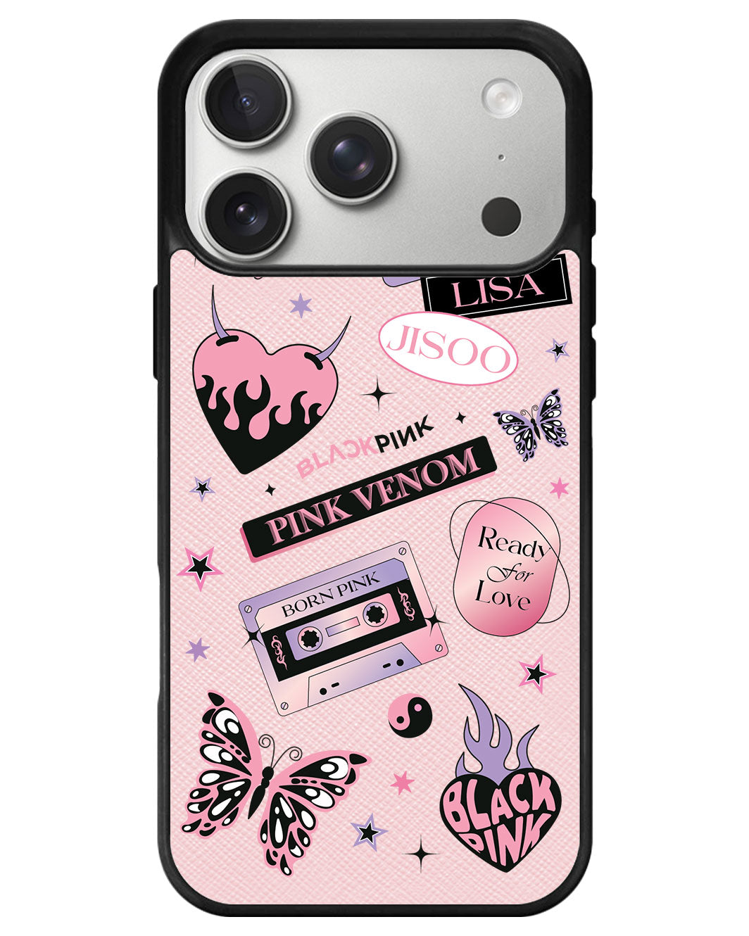 iPhone Leather Grip - Blackpink Born Pink