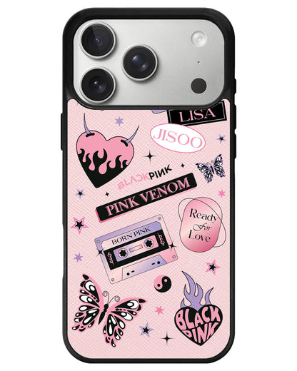 iPhone Leather Grip - Blackpink Born Pink
