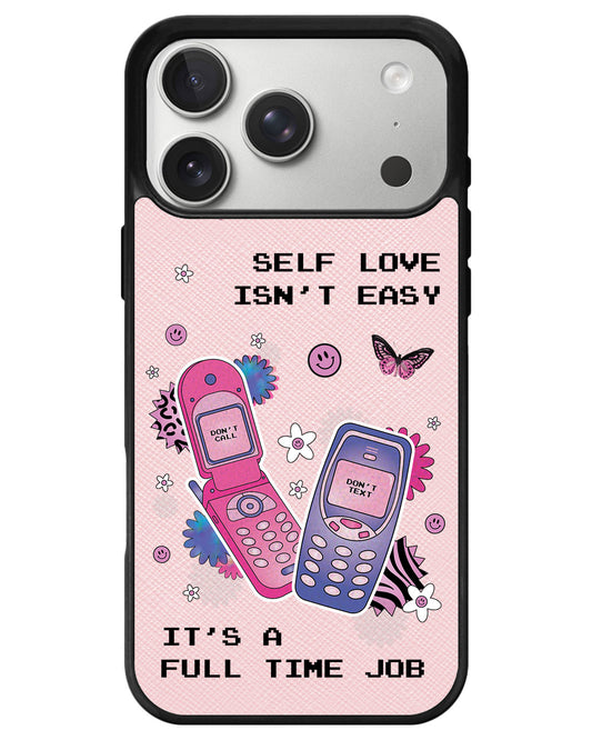 iPhone Leather Grip - Busy Love Myself