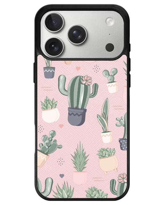iPhone Leather Grip - Cactus 2.0
