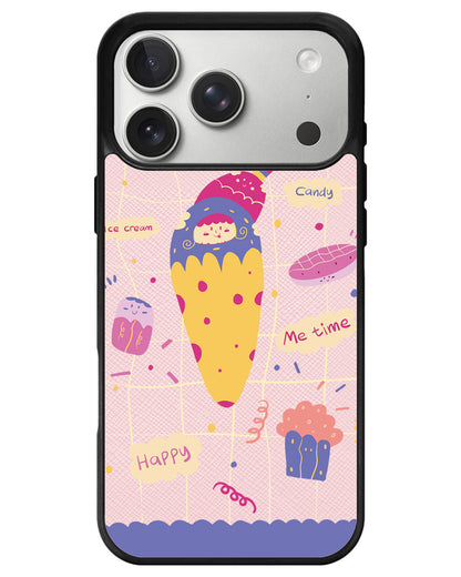 iPhone Leather Grip - Candy Doodle