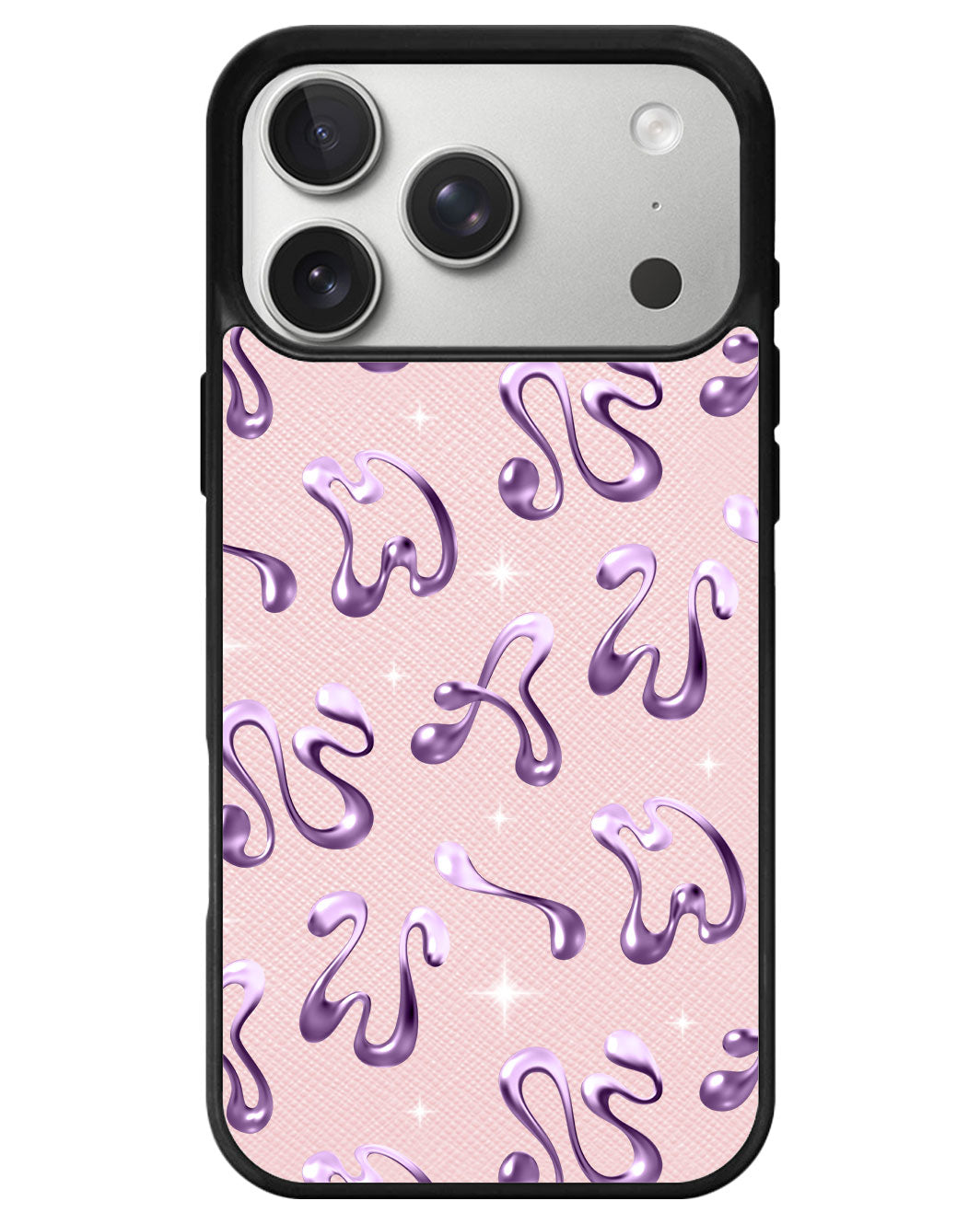 iPhone Leather Grip - Chrome Monogram 4.0