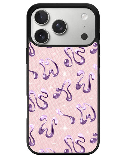 iPhone Leather Grip - Chrome Monogram 4.0