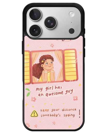 iPhone Leather Grip - Crush Girl (Couple Case)