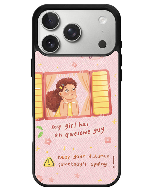 iPhone Leather Grip - Crush Girl (Couple Case)