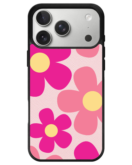 iPhone Leather Grip - Daisy Delight