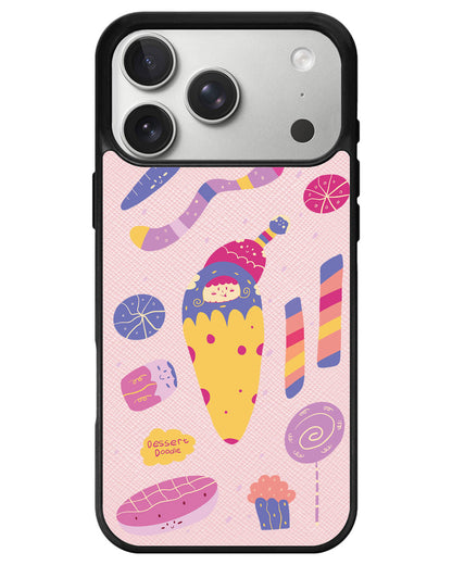 iPhone Leather Grip - Dessert Doodle