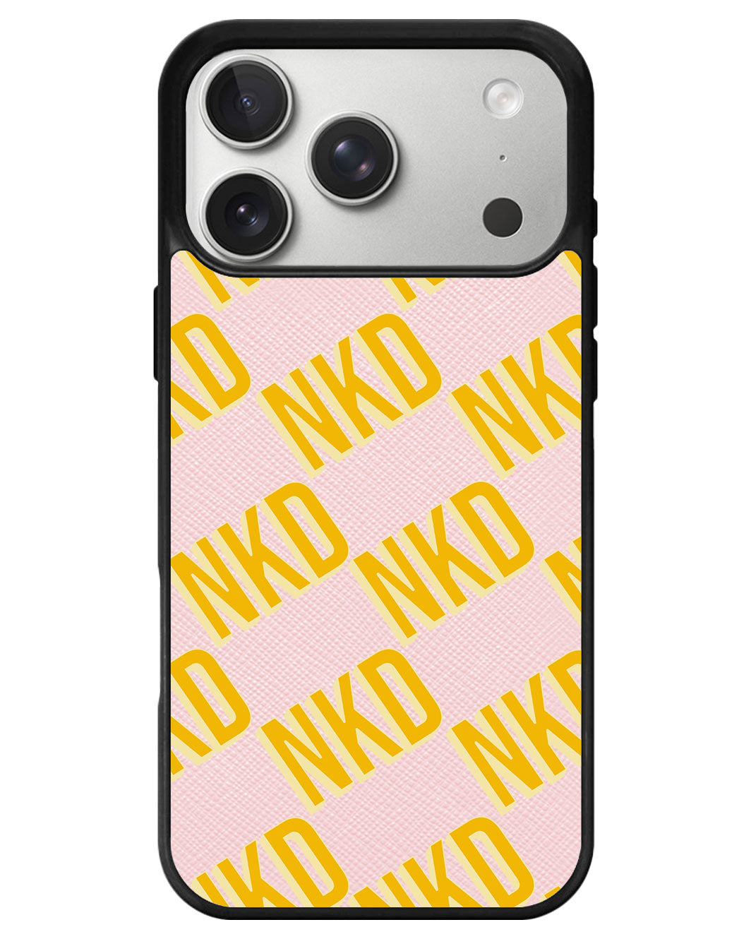 iPhone Leather Grip - Diagonal Initial Monogram 1.0