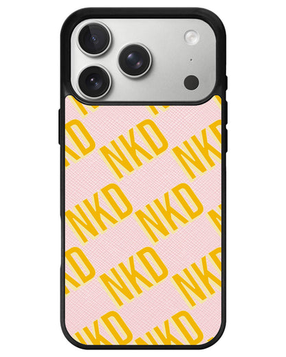 iPhone Leather Grip - Diagonal Initial Monogram 1.0