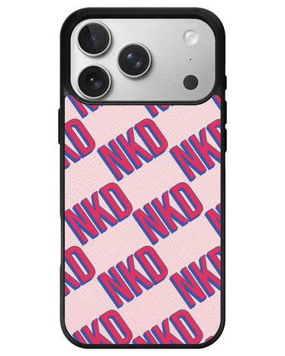 iPhone Leather Grip - Diagonal Initial Monogram 2.0