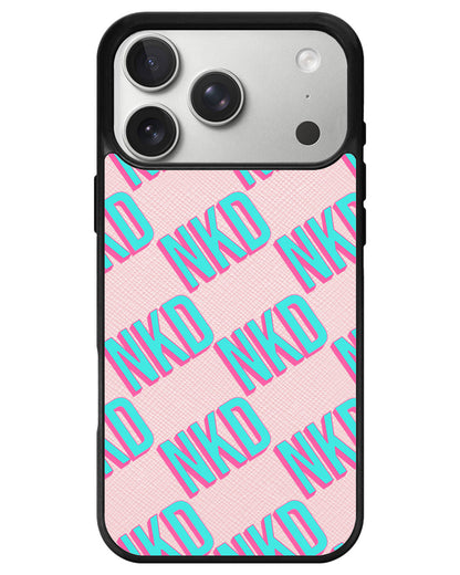 iPhone Leather Grip - Diagonal Initial Monogram 4.0