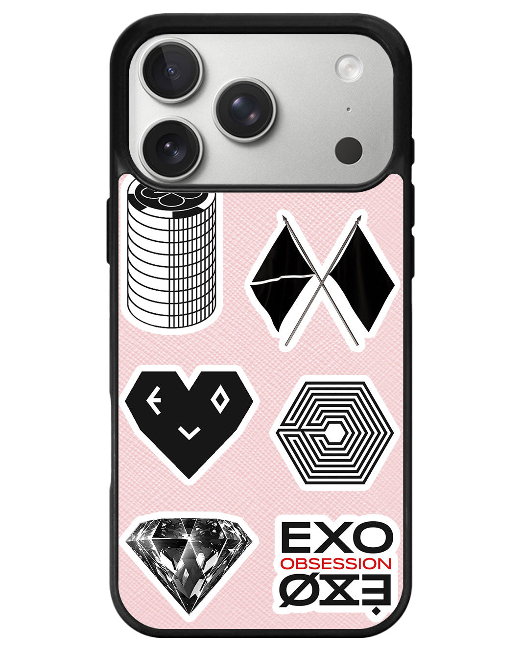 iPhone Leather Grip - EXO Sticker Pack
