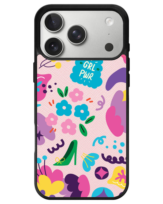 iPhone Leather Grip - Girl Power