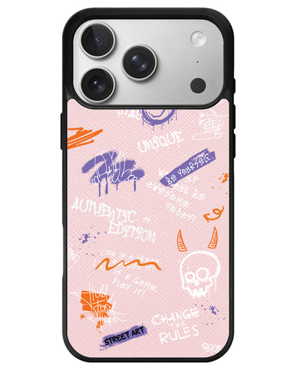 iPhone Leather Grip - Graffiti 1.0