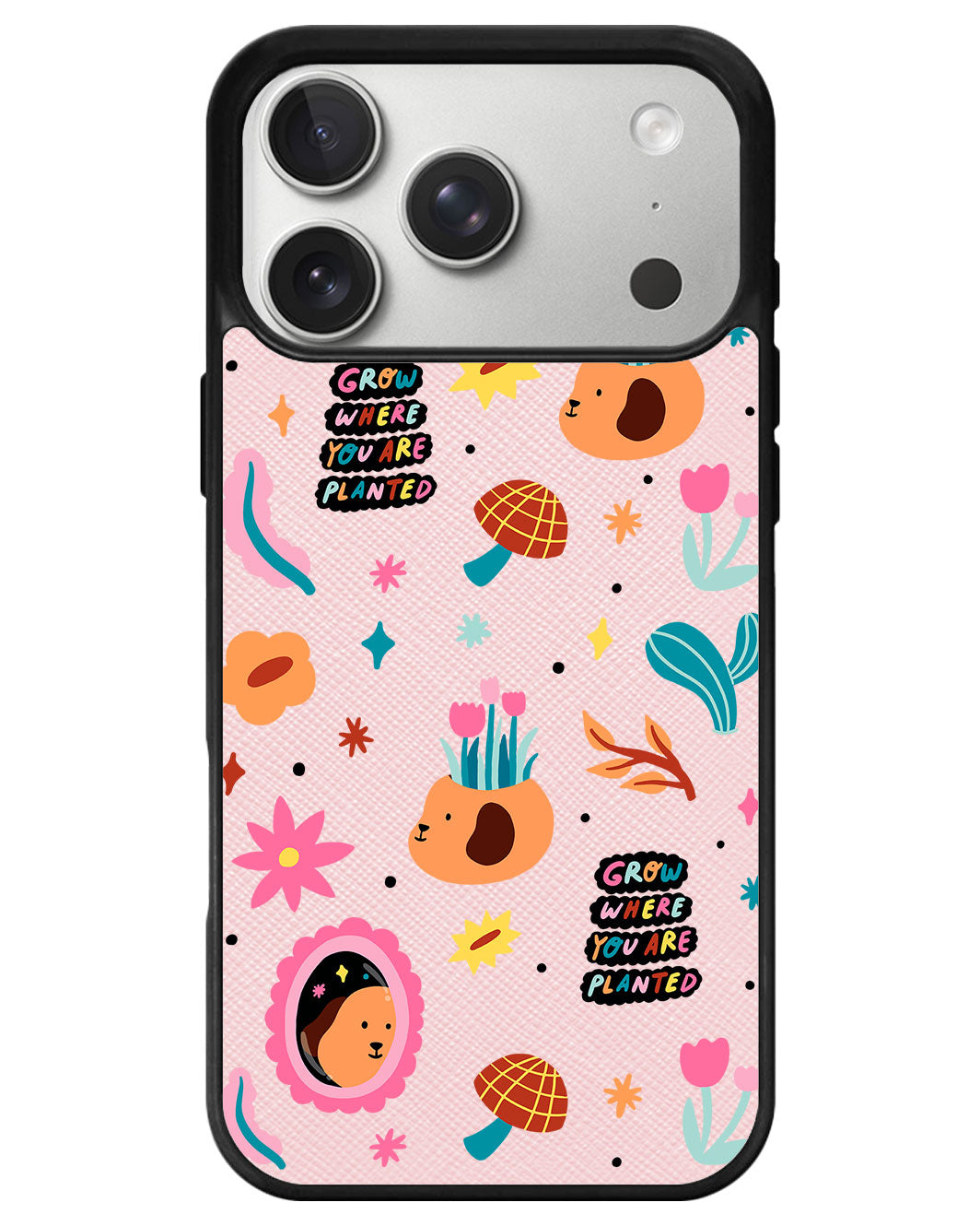 iPhone Leather Grip - Grow and Bloom