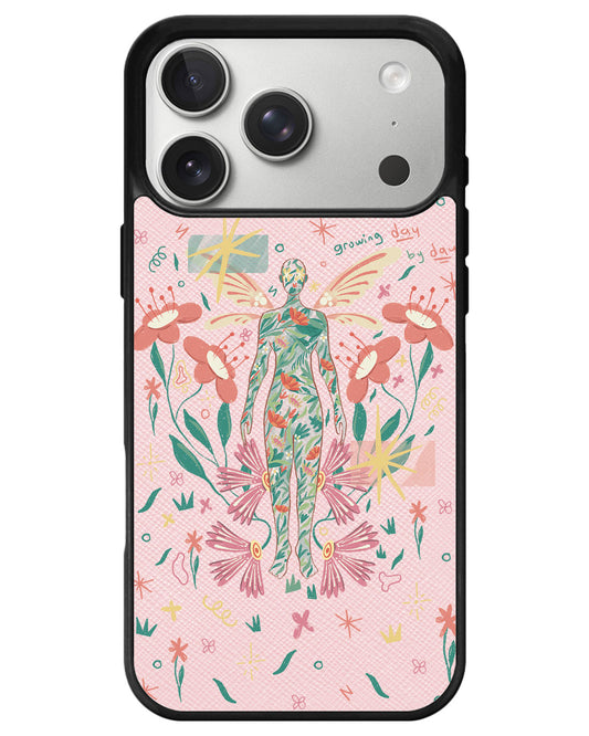 iPhone Leather Grip - Growing Day by Day