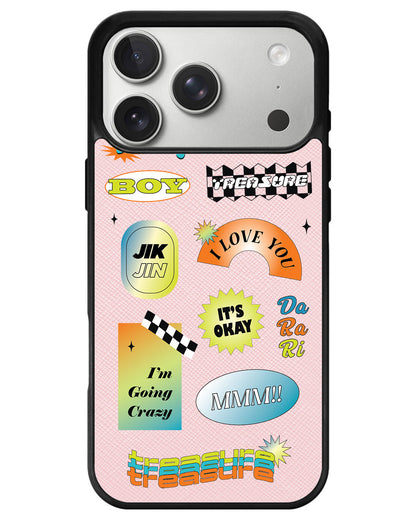 iPhone Leather Grip - Helllo Treasure