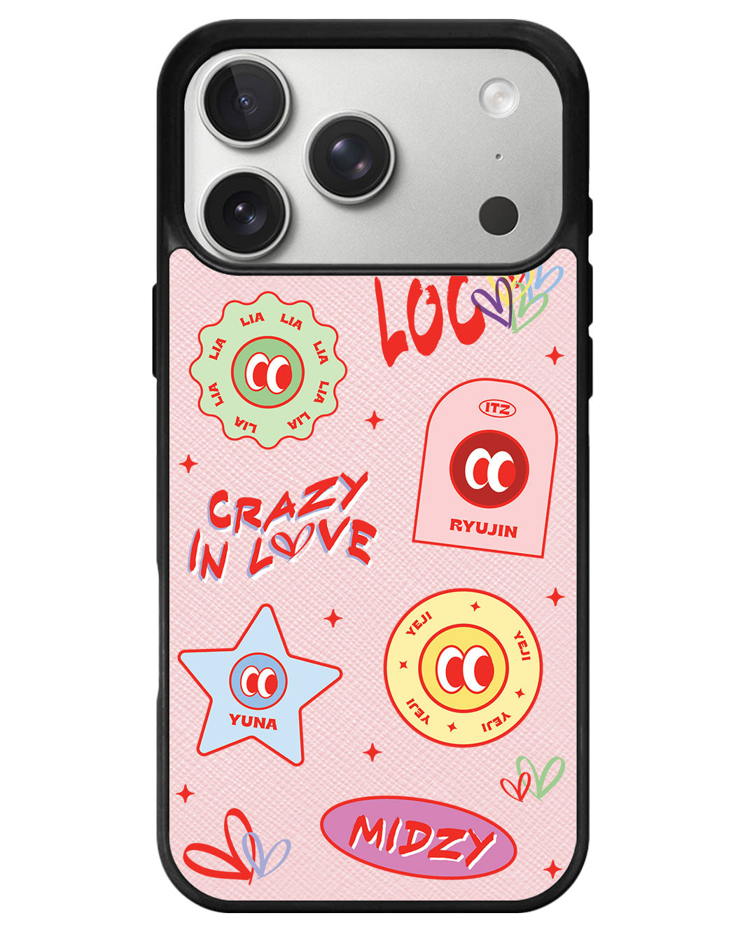 iPhone Leather Grip - ITZY Sticker Pack
