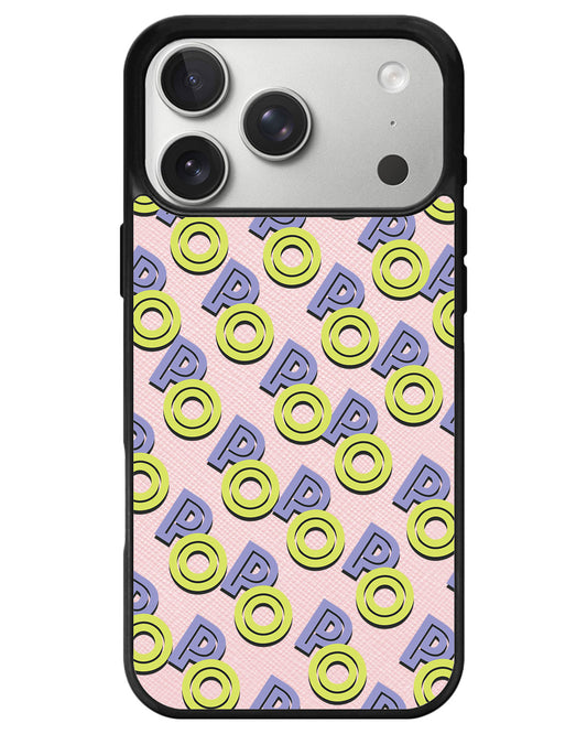 iPhone Leather Grip - Initial Monogram 2.0