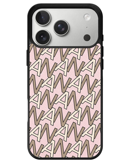 iPhone Leather Grip - Initial Monogram 4.0