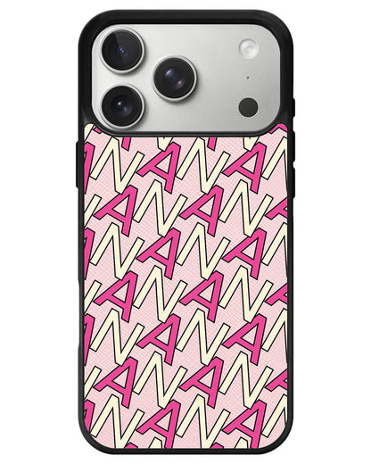 iPhone Leather Grip - Initial Monogram 6.0