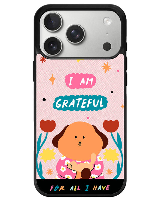 iPhone Leather Grip - Kiku and the Cat