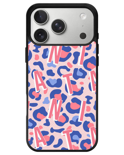 iPhone Leather Grip - Leopard Monogram 1.0