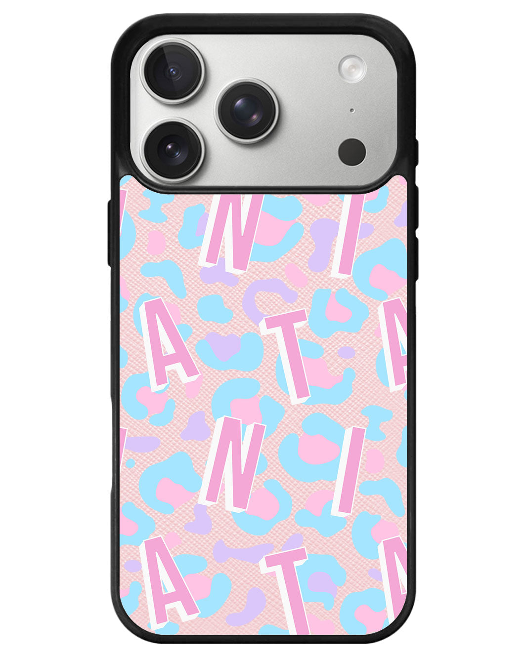iPhone Leather Grip - Leopard Monogram 6.0