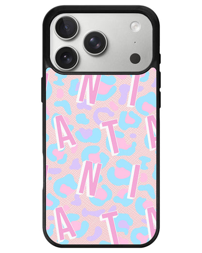 iPhone Leather Grip - Leopard Monogram 6.0
