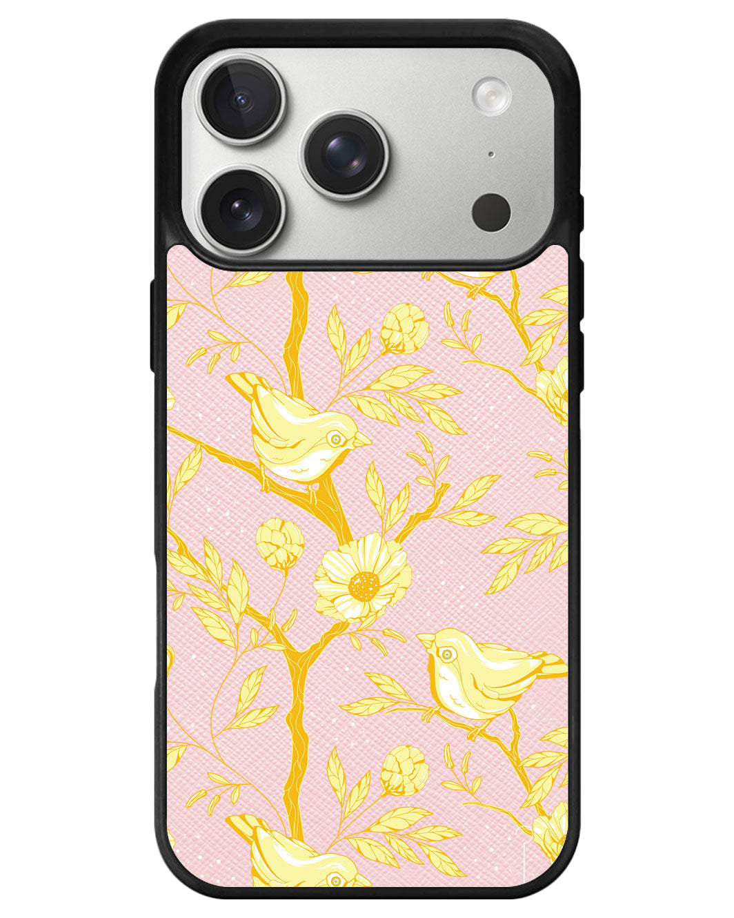 iPhone Leather Grip - Lovebird Monochrome 2.0
