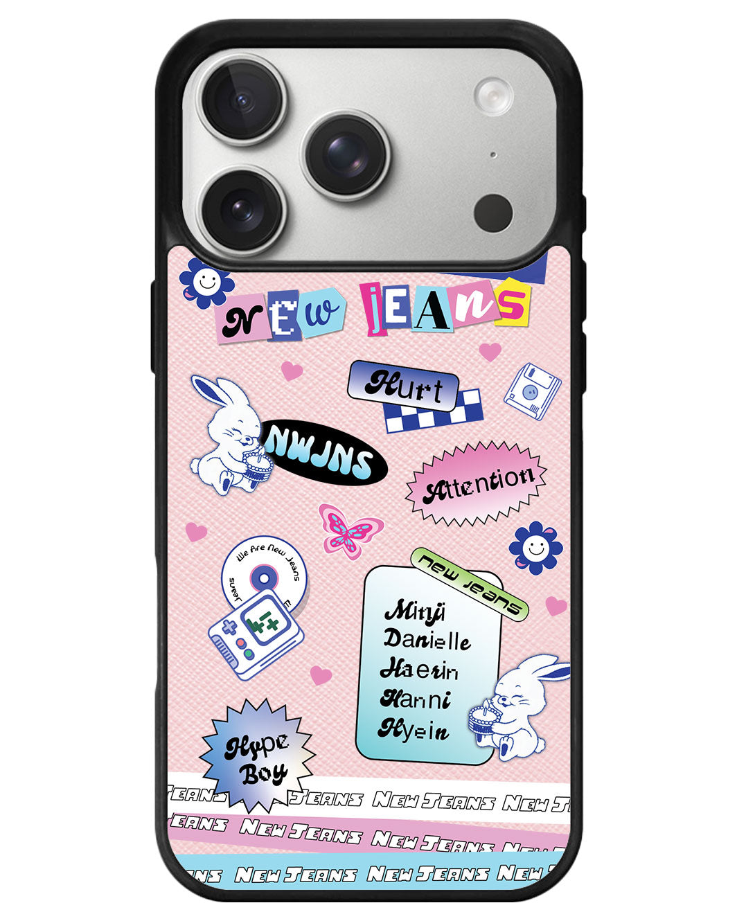 iPhone Leather Grip - New Jeans Sticker