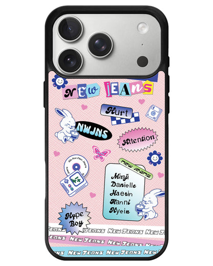 iPhone Leather Grip - New Jeans Sticker