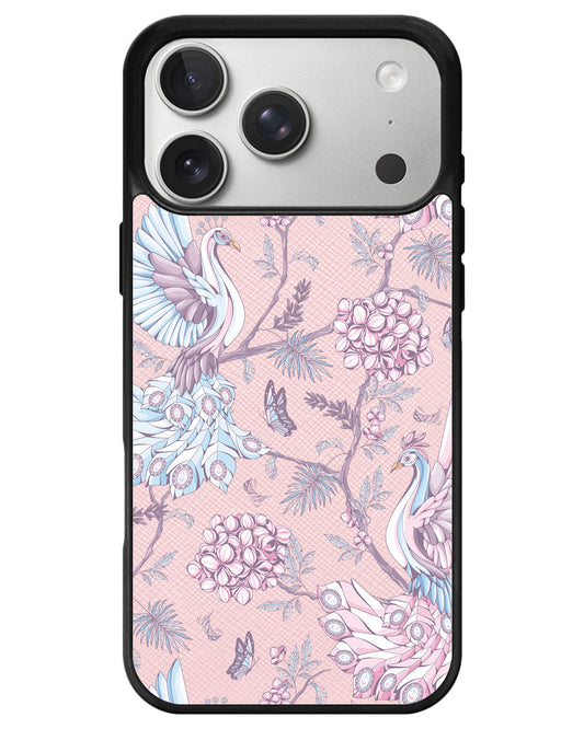 iPhone Leather Grip - Peacock 2.0