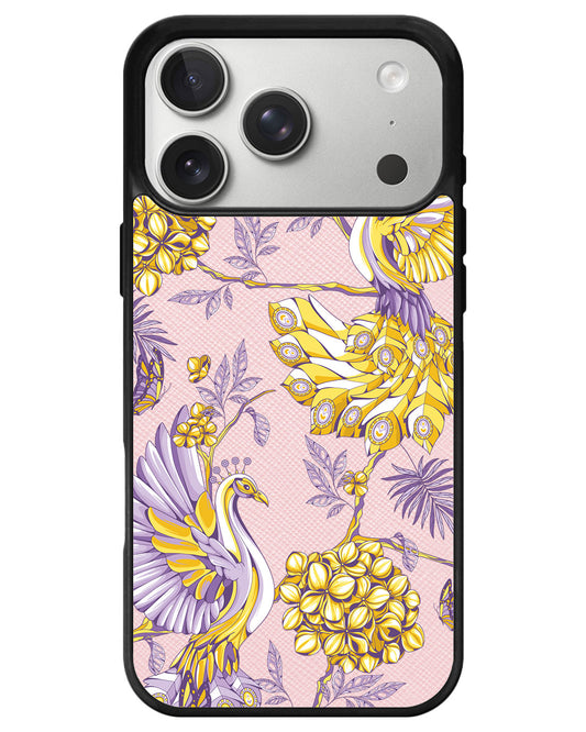 iPhone Leather Grip - Peacock 3.0