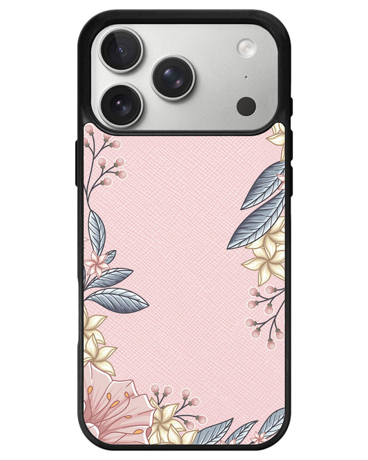 iPhone Leather Grip - Pink Florals