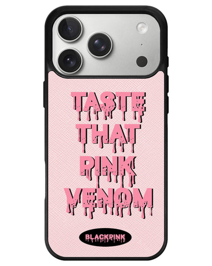 iPhone Leather Grip - Pink Venom