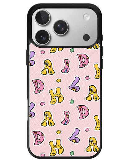 iPhone Leather Grip - Playful Monogram 7.0
