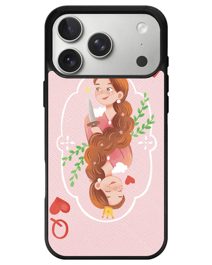 iPhone Leather Grip - Queen