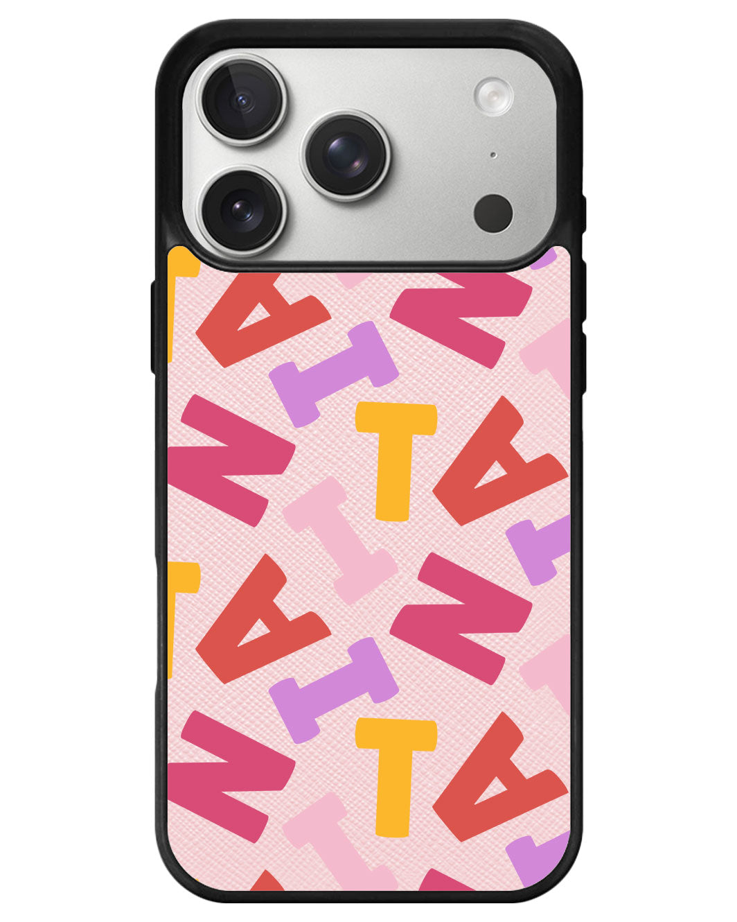 iPhone Leather Grip - Scattered Monogram 1.0