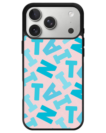 iPhone Leather Grip - Scattered Monogram 5.0