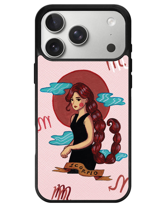 iPhone Leather Grip - Scorpio