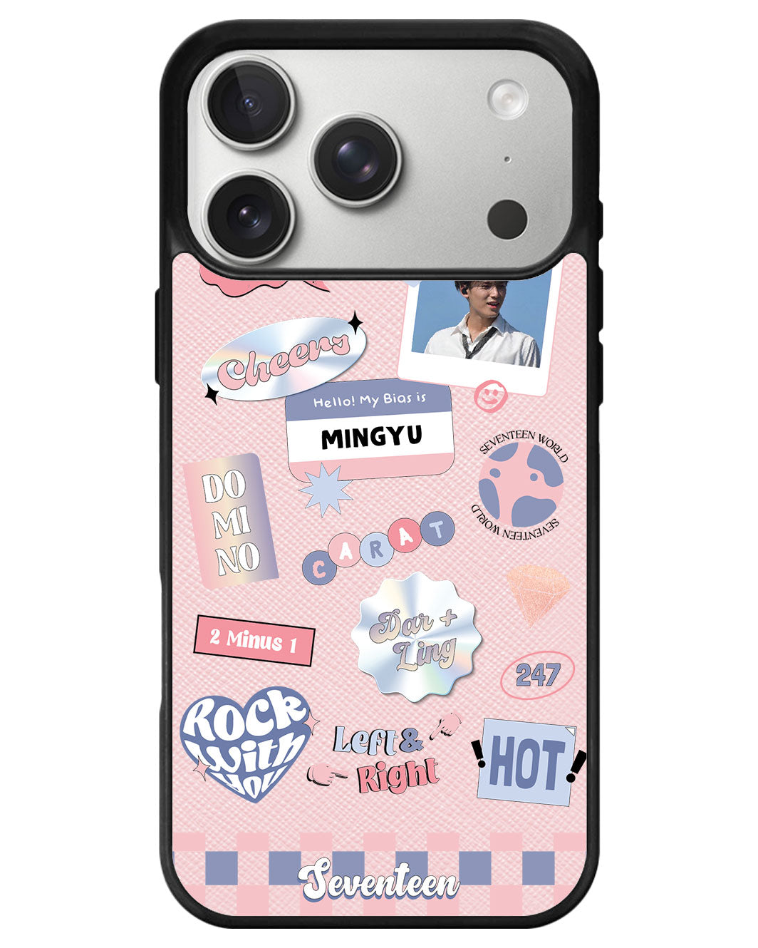 iPhone Leather Grip - Seventeen World
