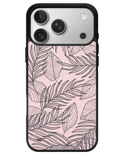 iPhone Leather Grip - Sketchy Tropical 2.0