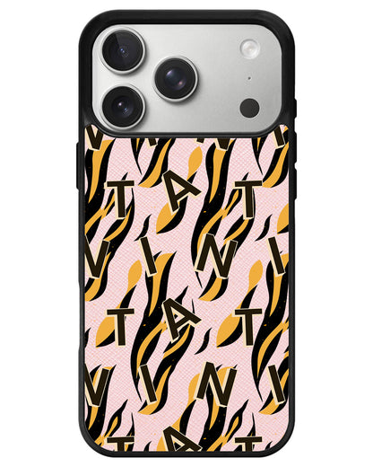 iPhone Leather Grip - Tiger Monogram 1.0