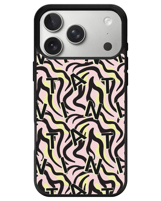 iPhone Leather Grip - Tiger Monogram 3.0
