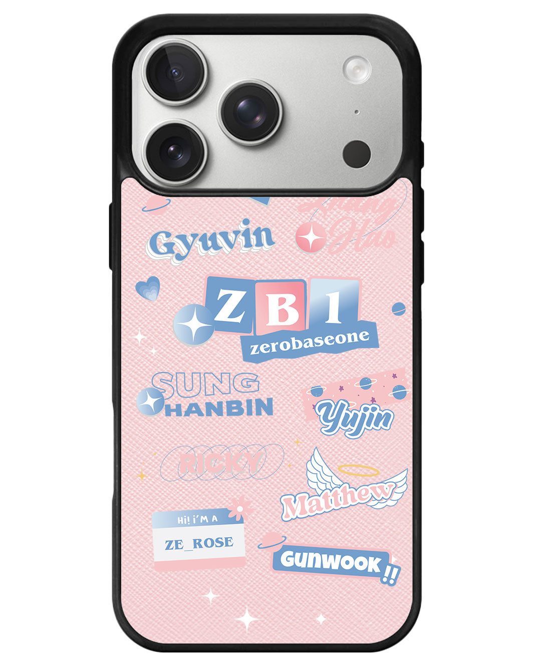 iPhone Leather Grip - Zerobaseone Members