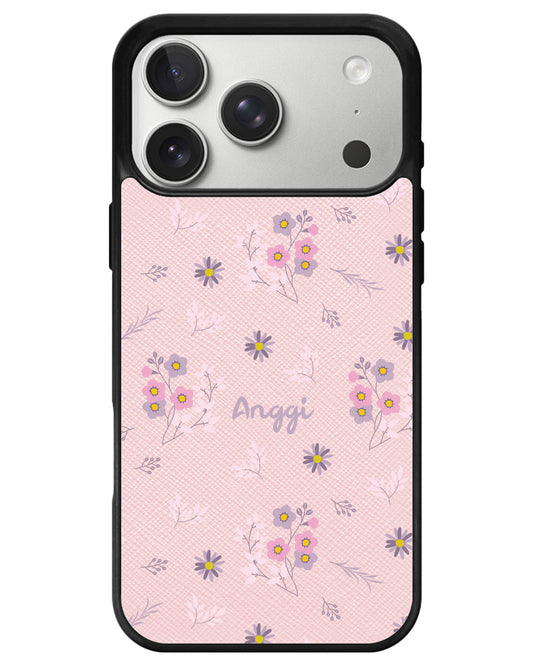 iPhone Leather Grip - Cherry Blossom