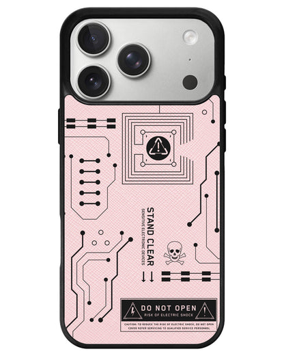 iPhone Leather Grip - Circuit Black